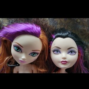 Ever After High doll bundle Poppy O'Hair and Raven Queen for OOAK